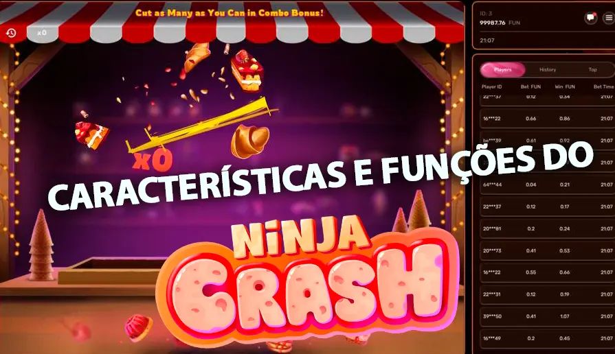 Características e funções do Ninja Crash