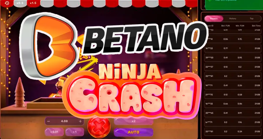 Ninja Crash no betano