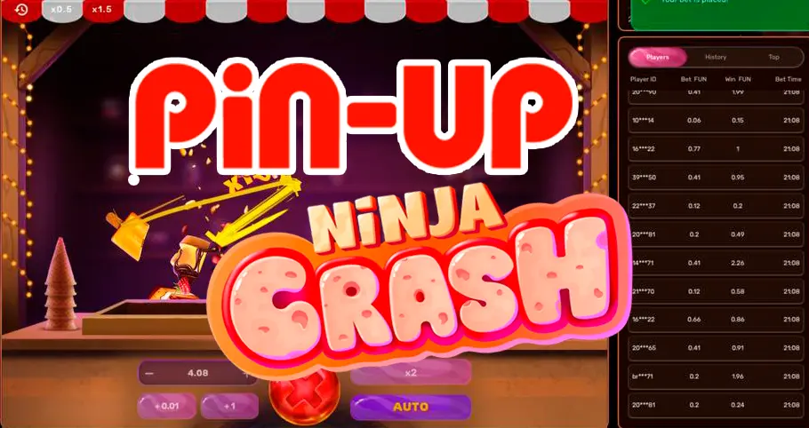 Ninja Crash no Pin Up