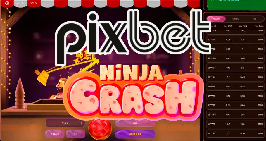 Ninja Crash no pixbet