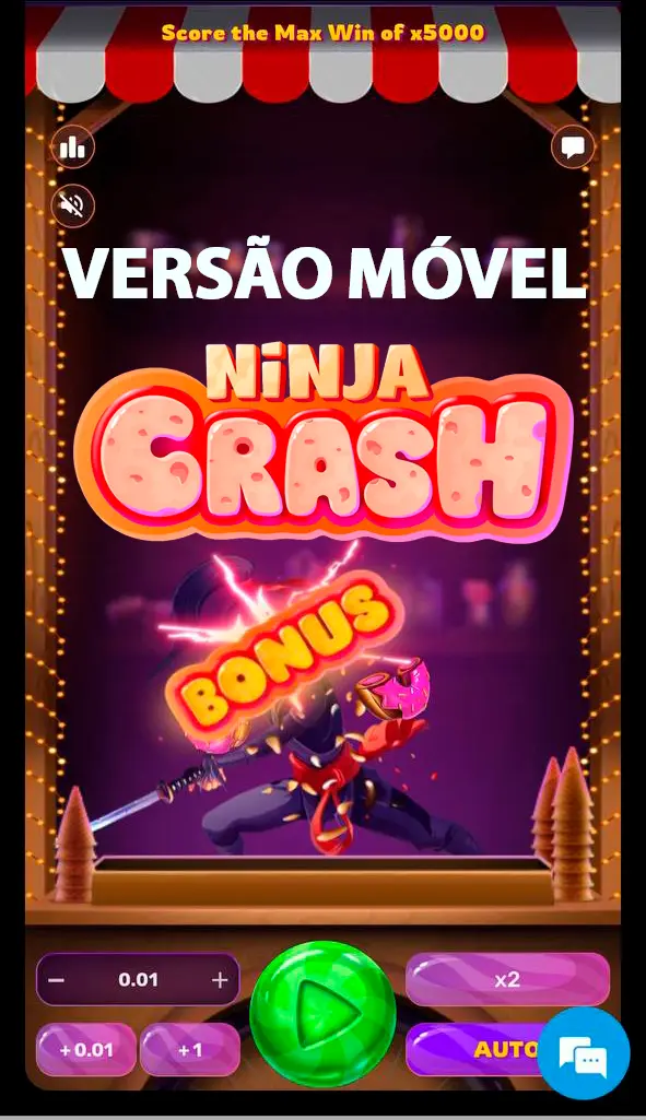 Versão móvel do Ninja Crash